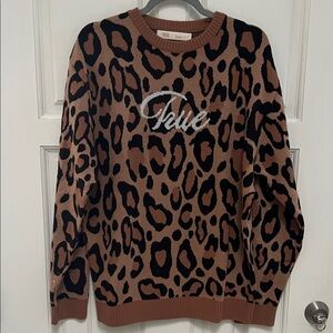 Leopard Print Sweater